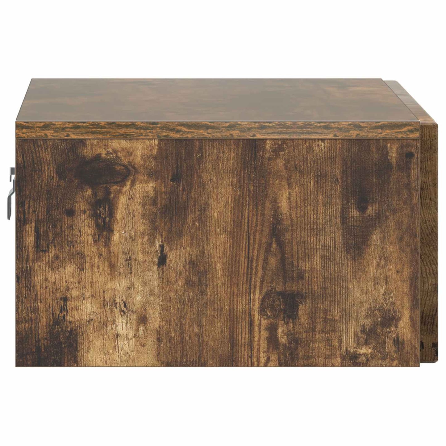 Wall-Mounted Bedside Cabinet Smoked Oak 49 x 34.5 x 20 cm