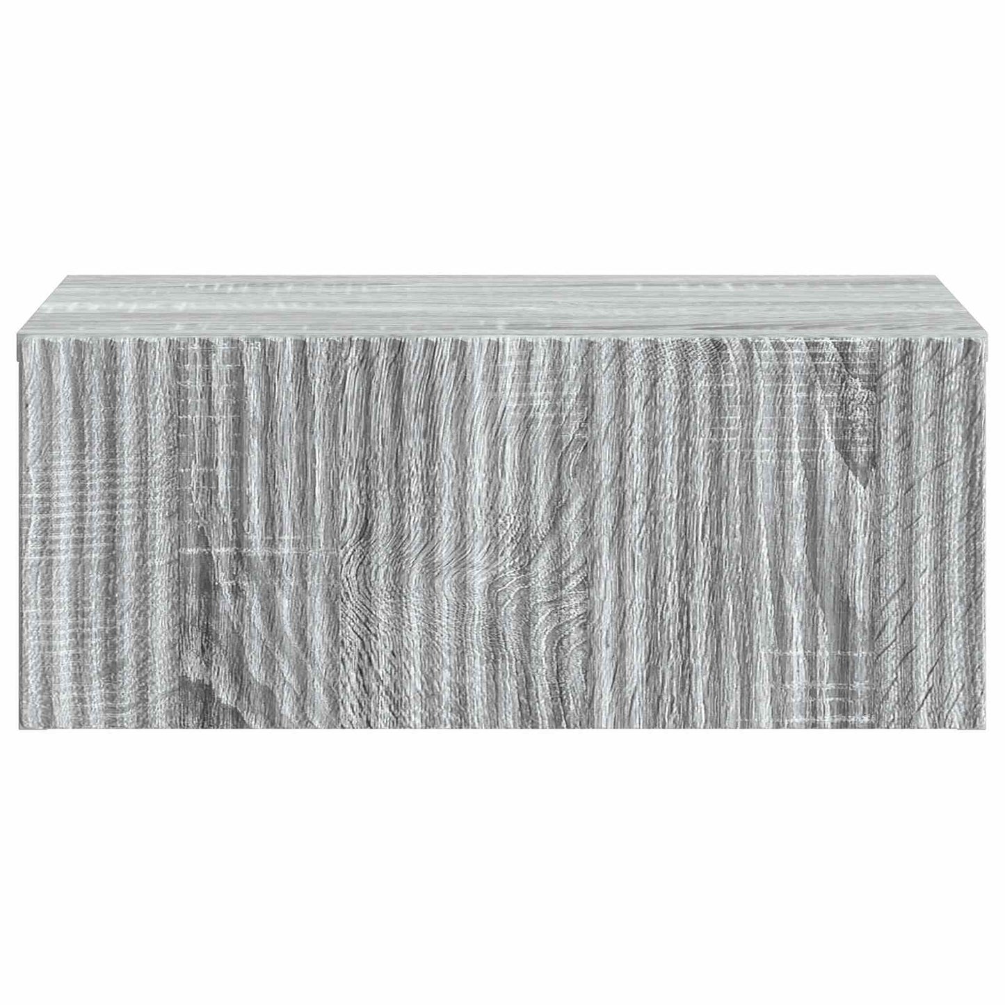 Wall-Mounted Bedside Cabinet Grey Sonoma 49 x 34.5 x 20 cm