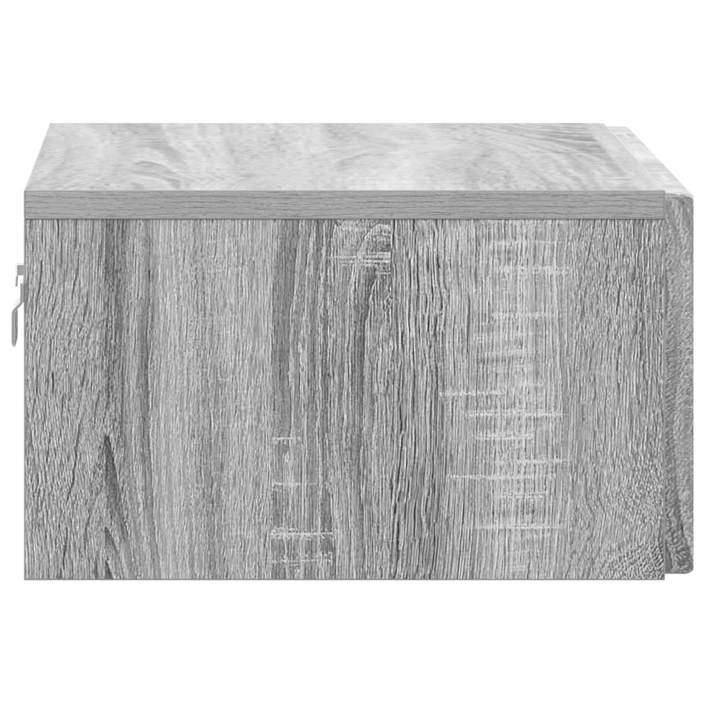 Wall-Mounted Bedside Cabinet Grey Sonoma 49 x 34.5 x 20 cm