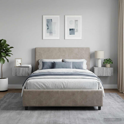 Wall-Mounted Bedside Cabinet 2 pcs Grey Sonoma Engineered Wood