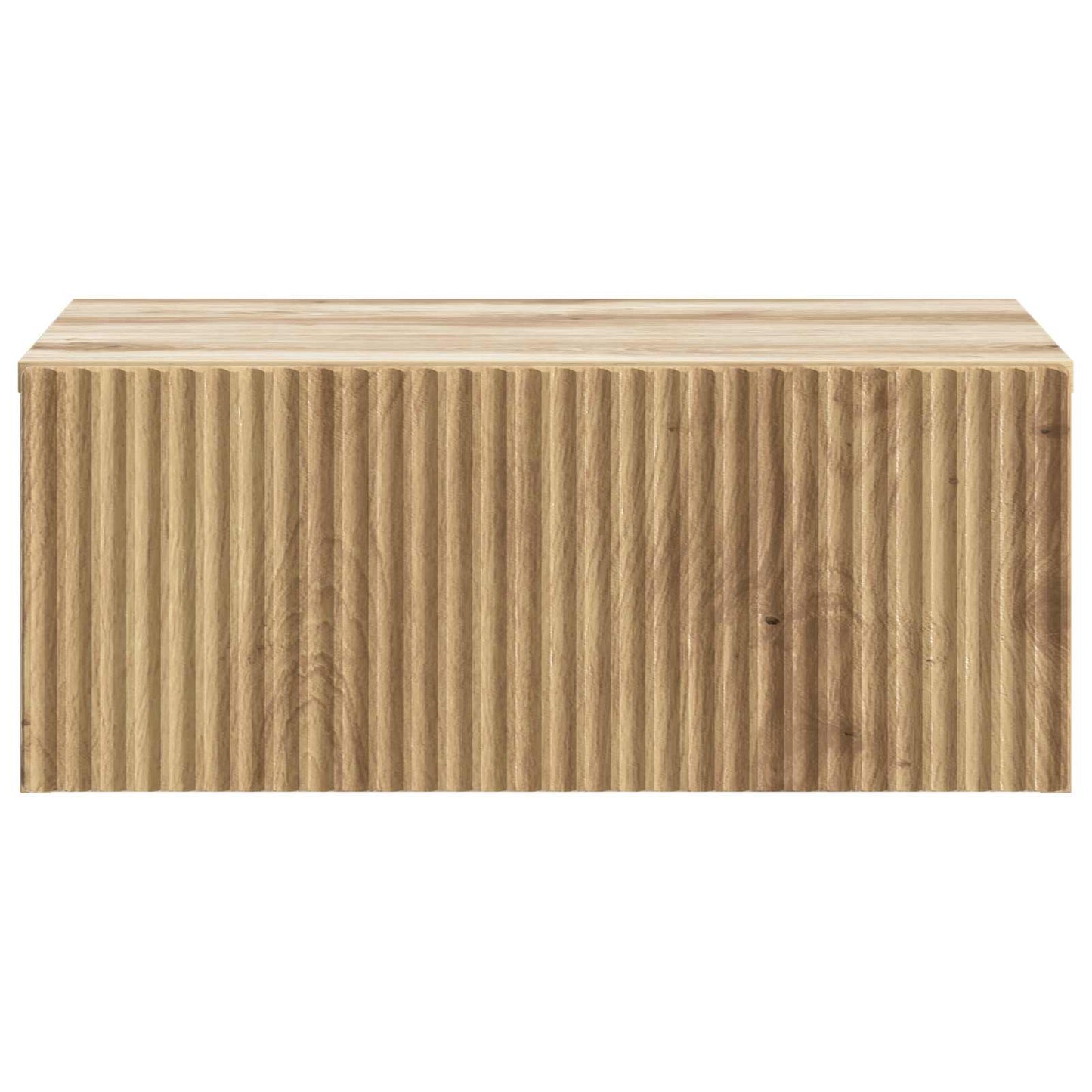 Wall-Mounted Bedside Cabinet 2 pcs Artisan Oak Engineered Wood