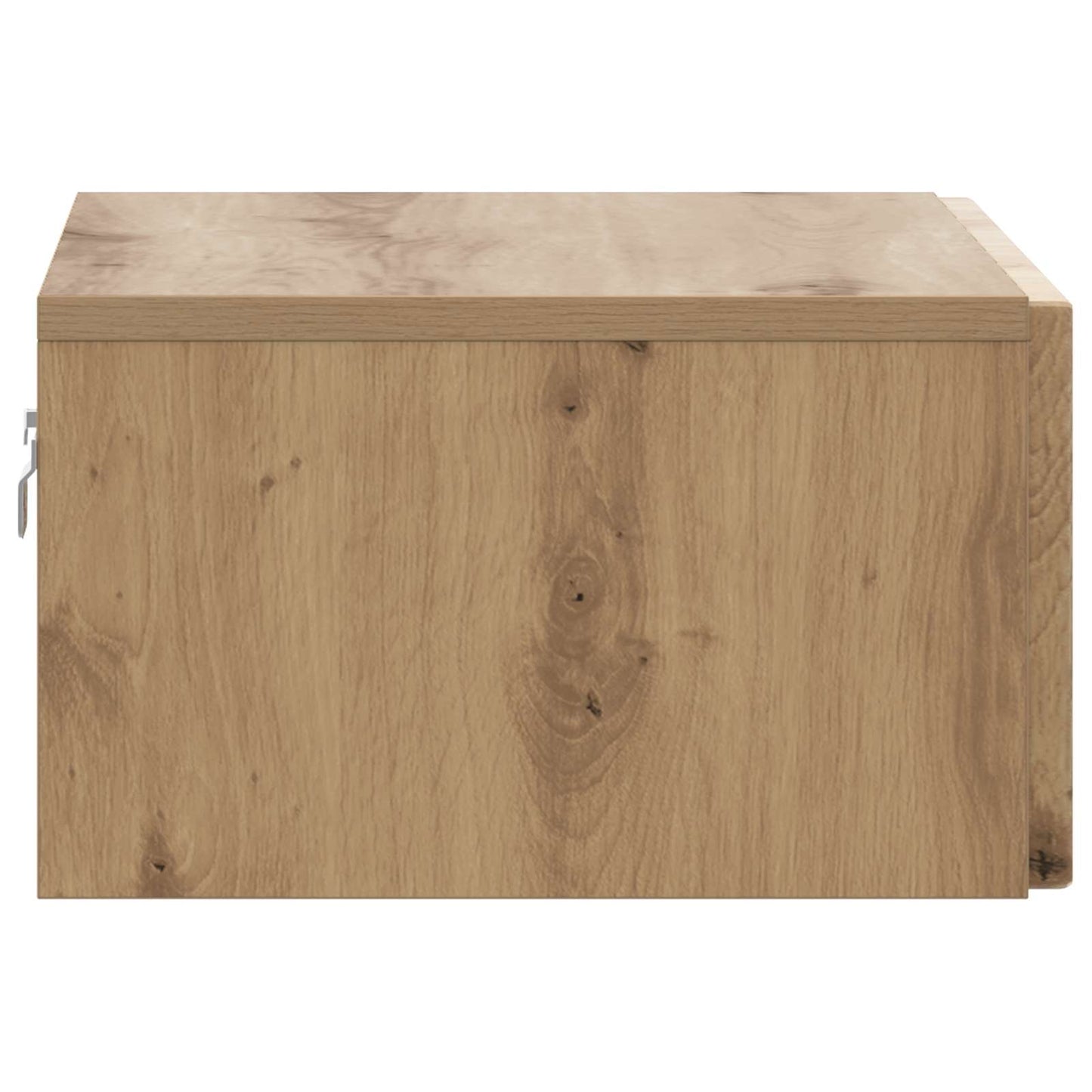 Wall-Mounted Bedside Cabinet 2 pcs Artisan Oak Engineered Wood
