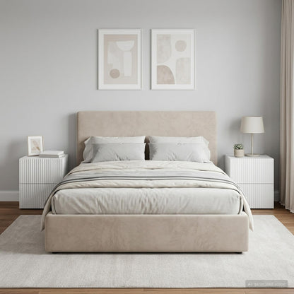 Wall-Mounted Bedside Cabinet 2 pcs White 33 x 34.5 x 40 cm