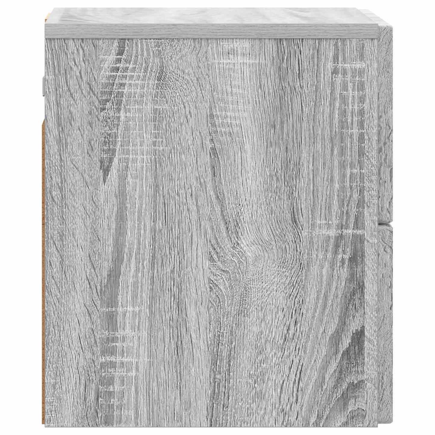 Wall-Mounted Bedside Cabinet 2 pcs Grey Sonoma Engineered Wood
