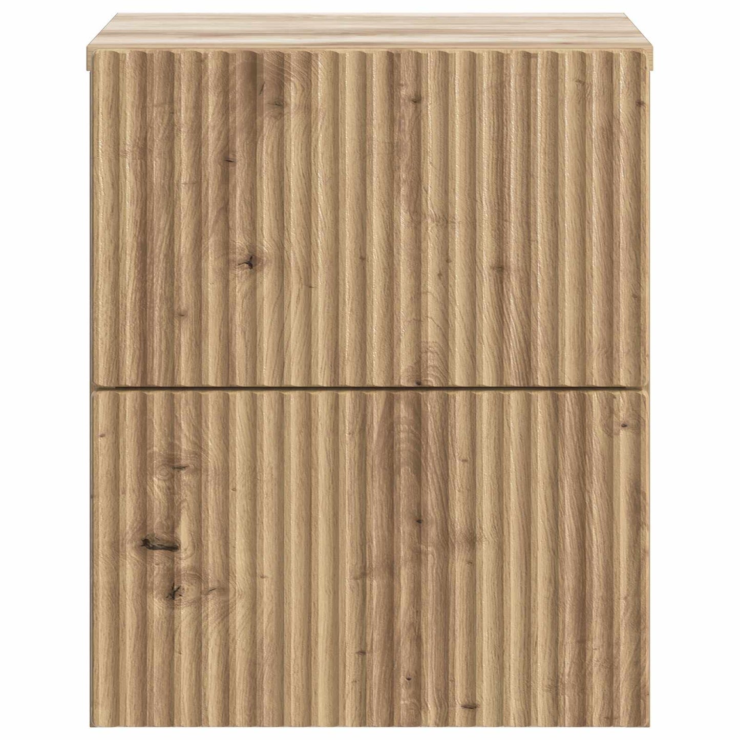 Wall-Mounted Bedside Cabinet 2 pcs Artisan Oak Engineered Wood