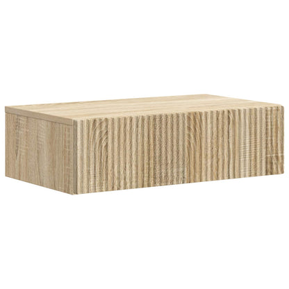Wall-Mounted Side Table Sonoma Oak 59 x 34.5 x 17 cm