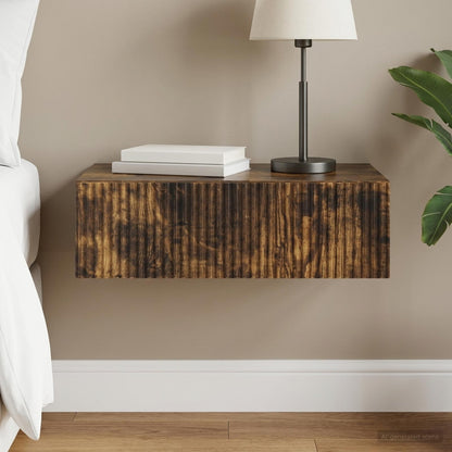 Wall-Mounted Side Table 59 x 34.5 x 17 cm Engineered Wood