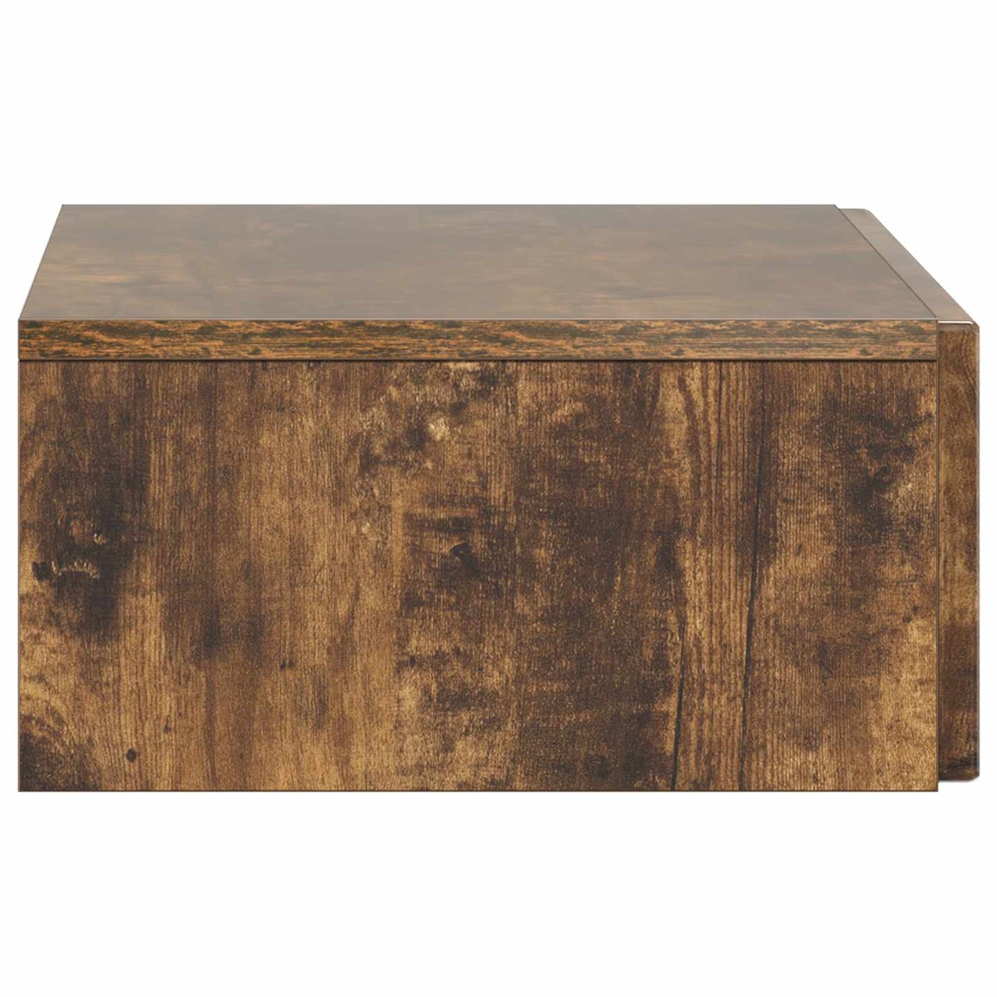 Wall-Mounted Side Table Smoked Oak 59 x 34.5 x 17 cm
