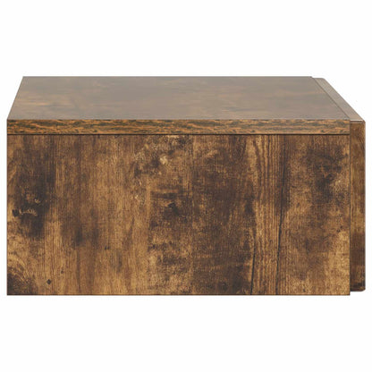 Wall-Mounted Side Table Smoked Oak 59 x 34.5 x 17 cm