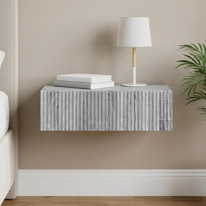 Wall-Mounted Side Table 59 x 34.5 x 17 cm Engineered Wood