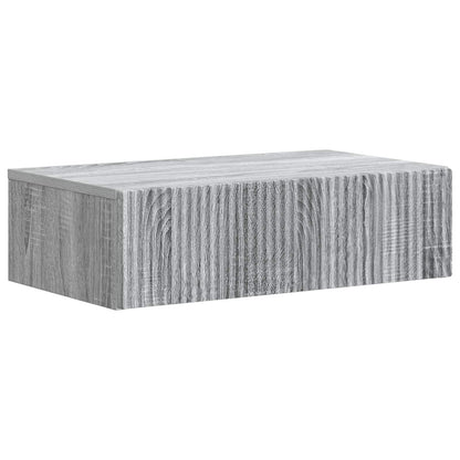 Wall-Mounted Side Table Grey Sonoma 59 x 34.5 x 17 cm