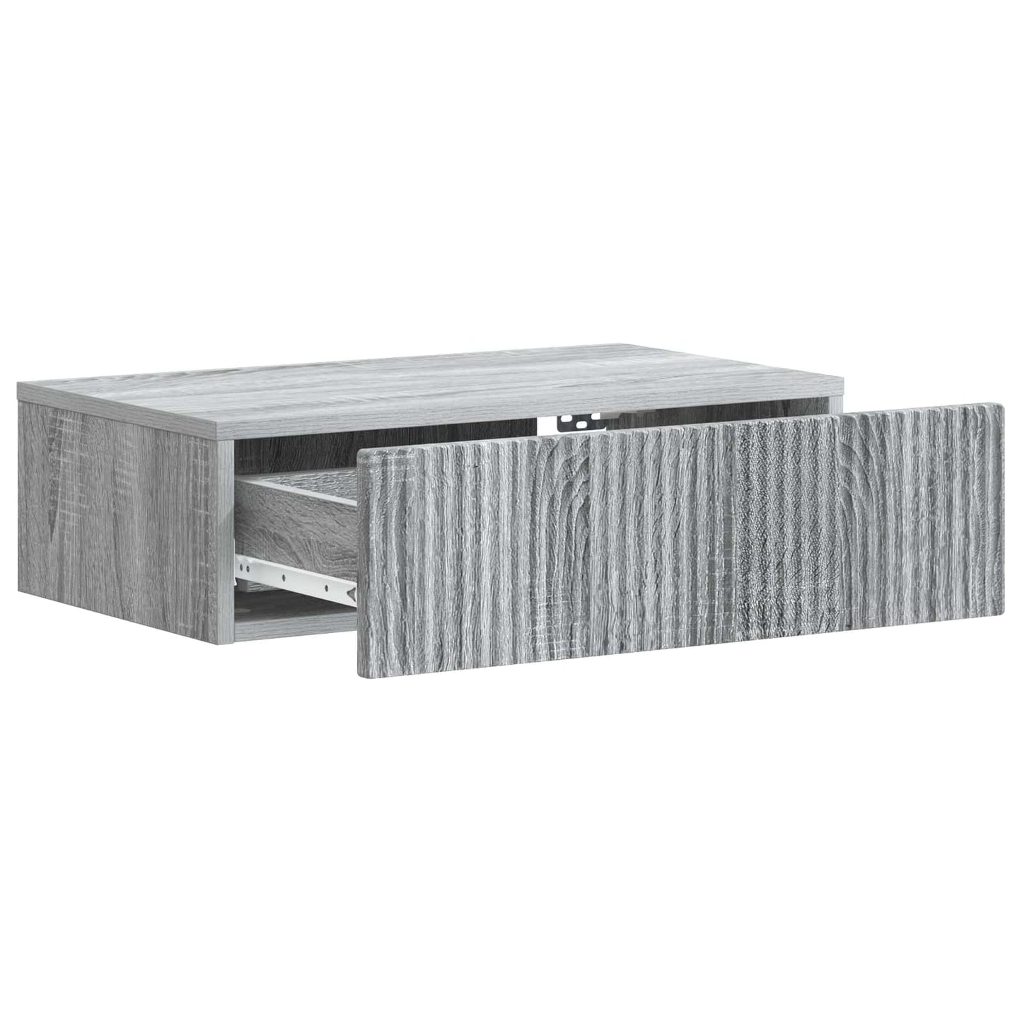 Wall-Mounted Side Table Grey Sonoma 59 x 34.5 x 17 cm