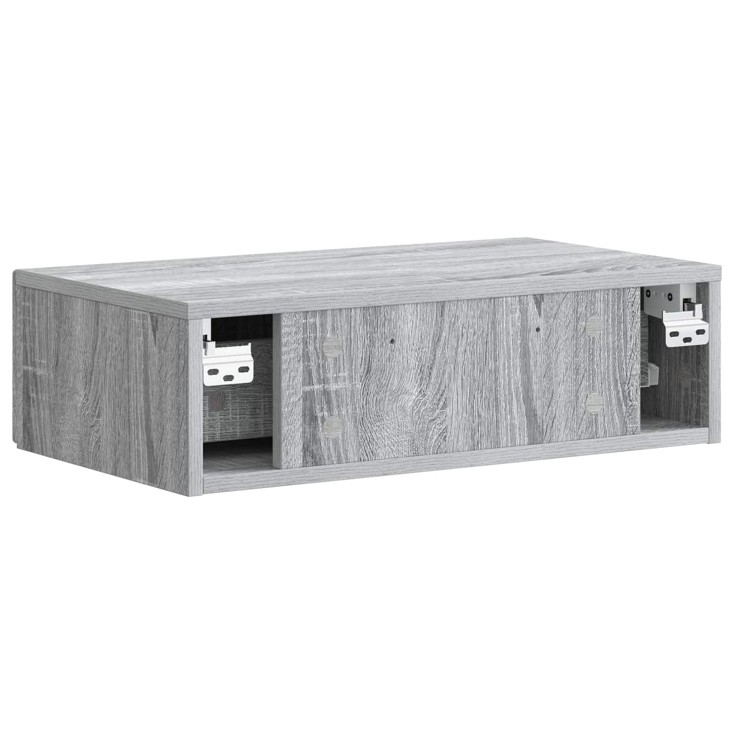Wall-Mounted Side Table Grey Sonoma 59 x 34.5 x 17 cm