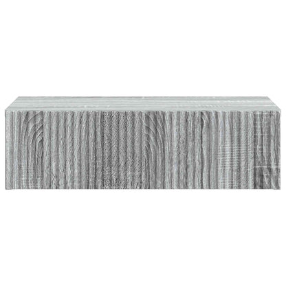 Wall-Mounted Side Table Grey Sonoma 59 x 34.5 x 17 cm