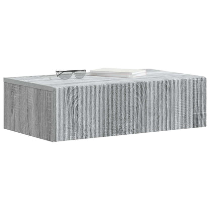 Wall-Mounted Side Table Grey Sonoma 59 x 34.5 x 17 cm