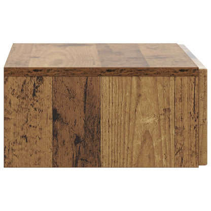 Wall-Mounted Side Table Wall-mounted Old Wood 59 x 34.5 x 17 cm