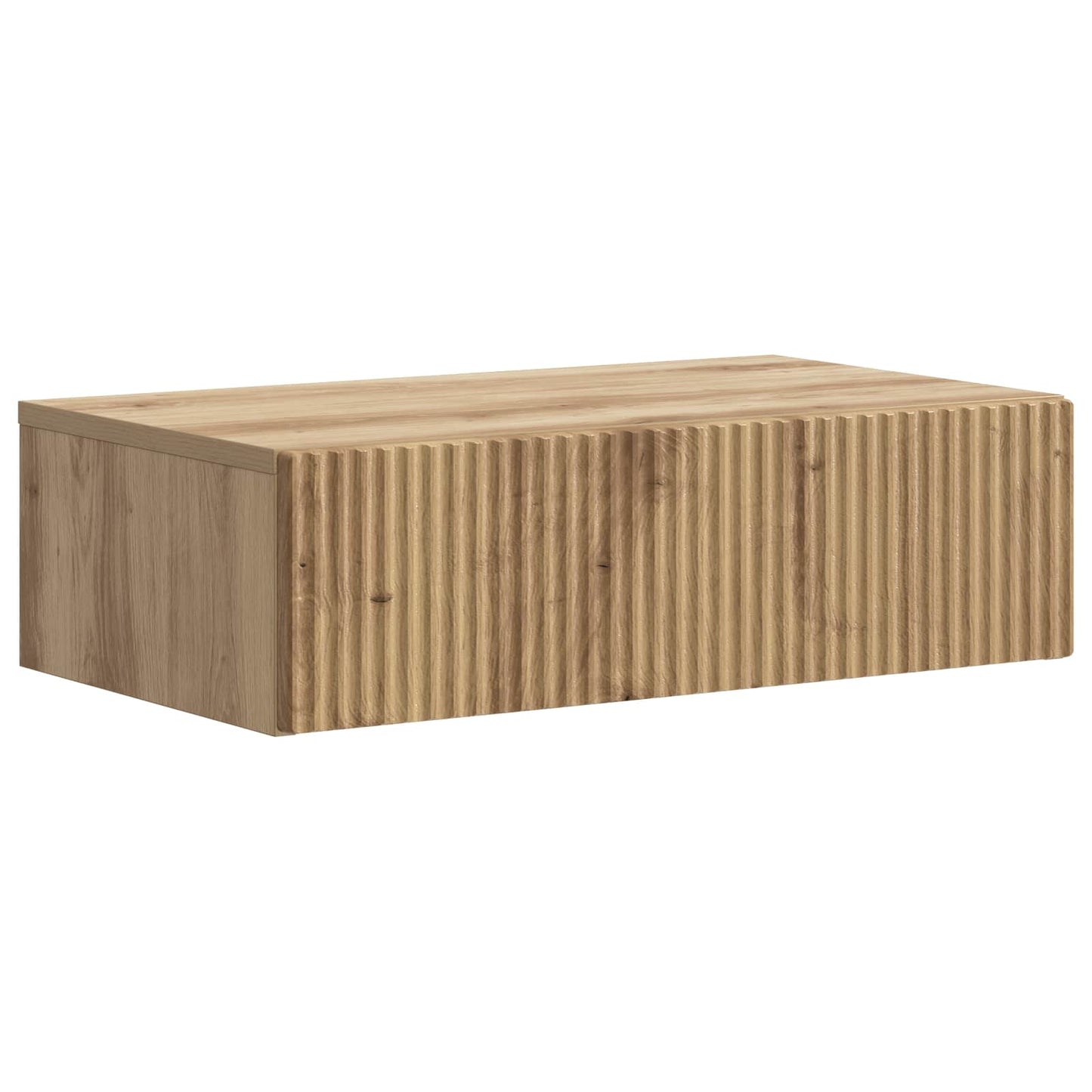 Wall-Mounted Side Table Artisan Oak 59 x 34.5 x 17 cm