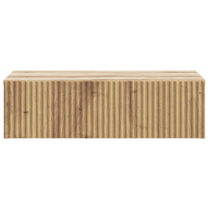 Wall-Mounted Side Table Artisan Oak 59 x 34.5 x 17 cm