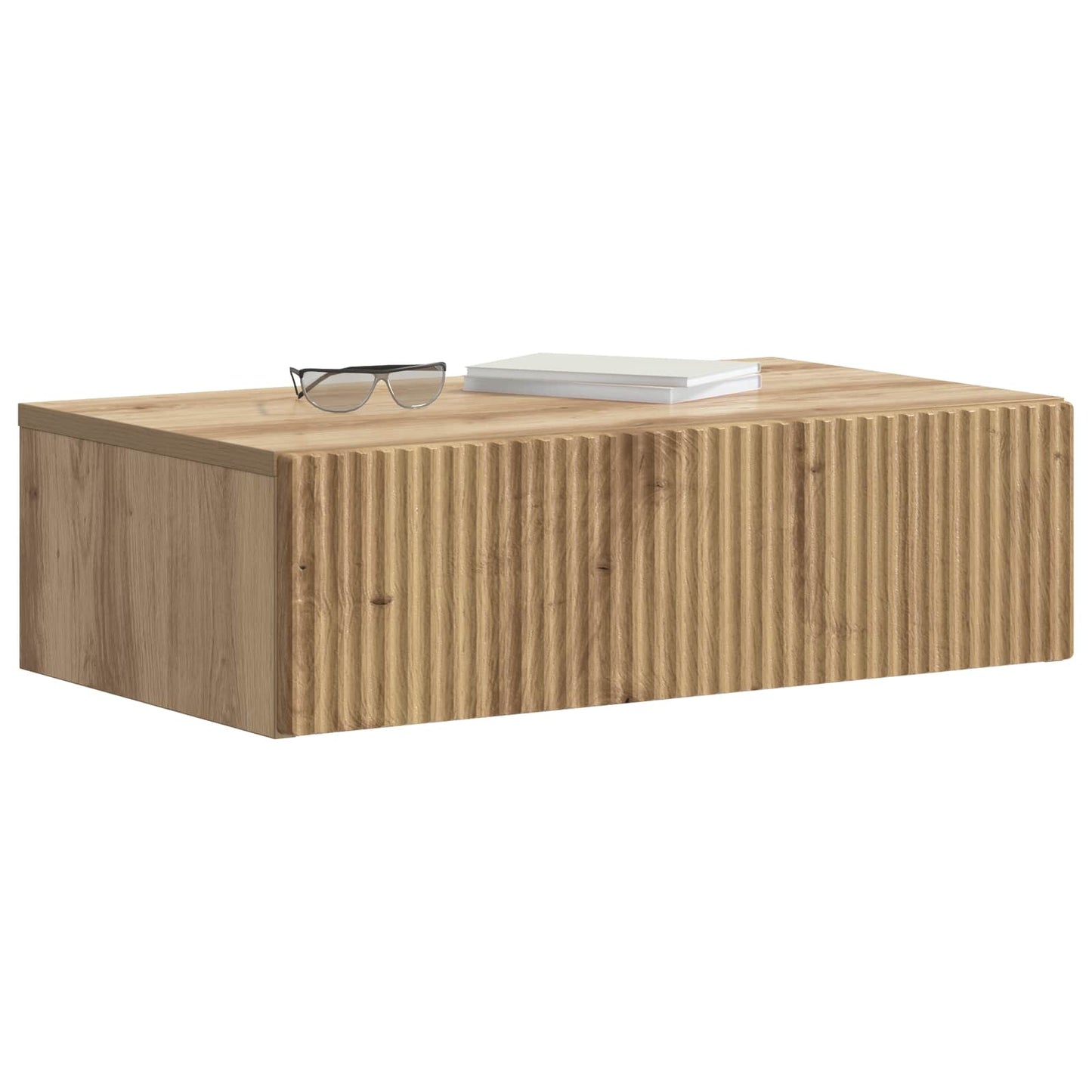 Wall-Mounted Side Table Artisan Oak 59 x 34.5 x 17 cm