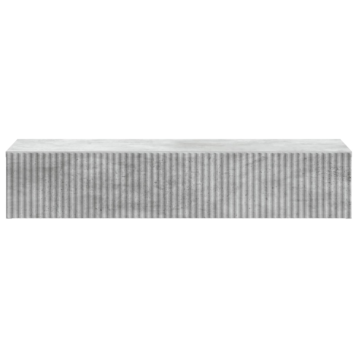 Wall-Mounted Side Table Concrete Grey 87.5 x 34.5 x 17 cm