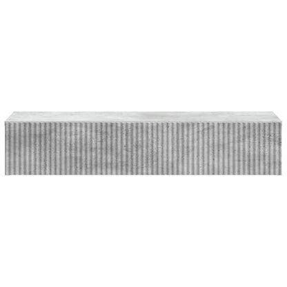 Wall-Mounted Side Table Concrete Grey 87.5 x 34.5 x 17 cm