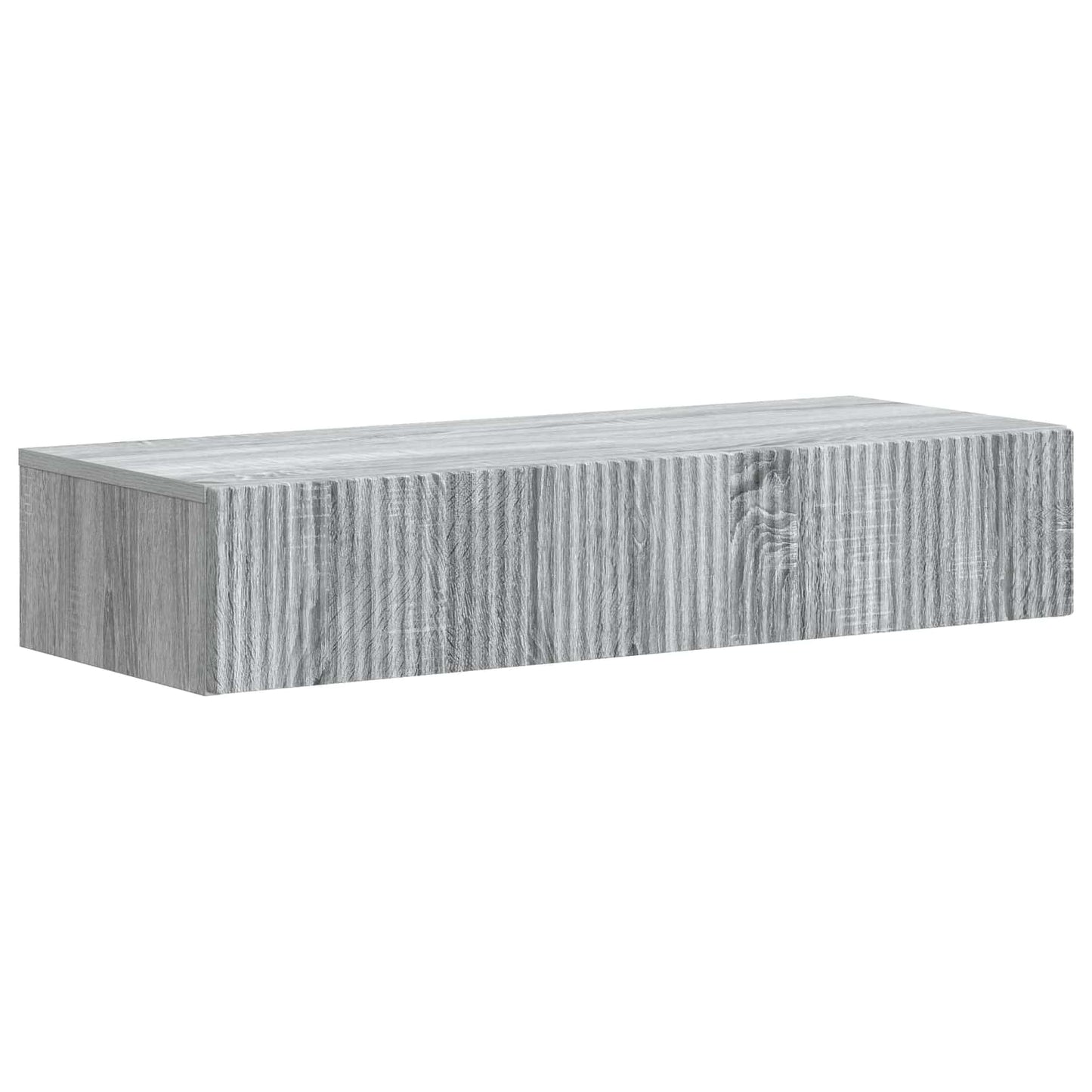 Wall-Mounted Side Table Grey Sonoma 87.5 x 34.5 x 17 cm