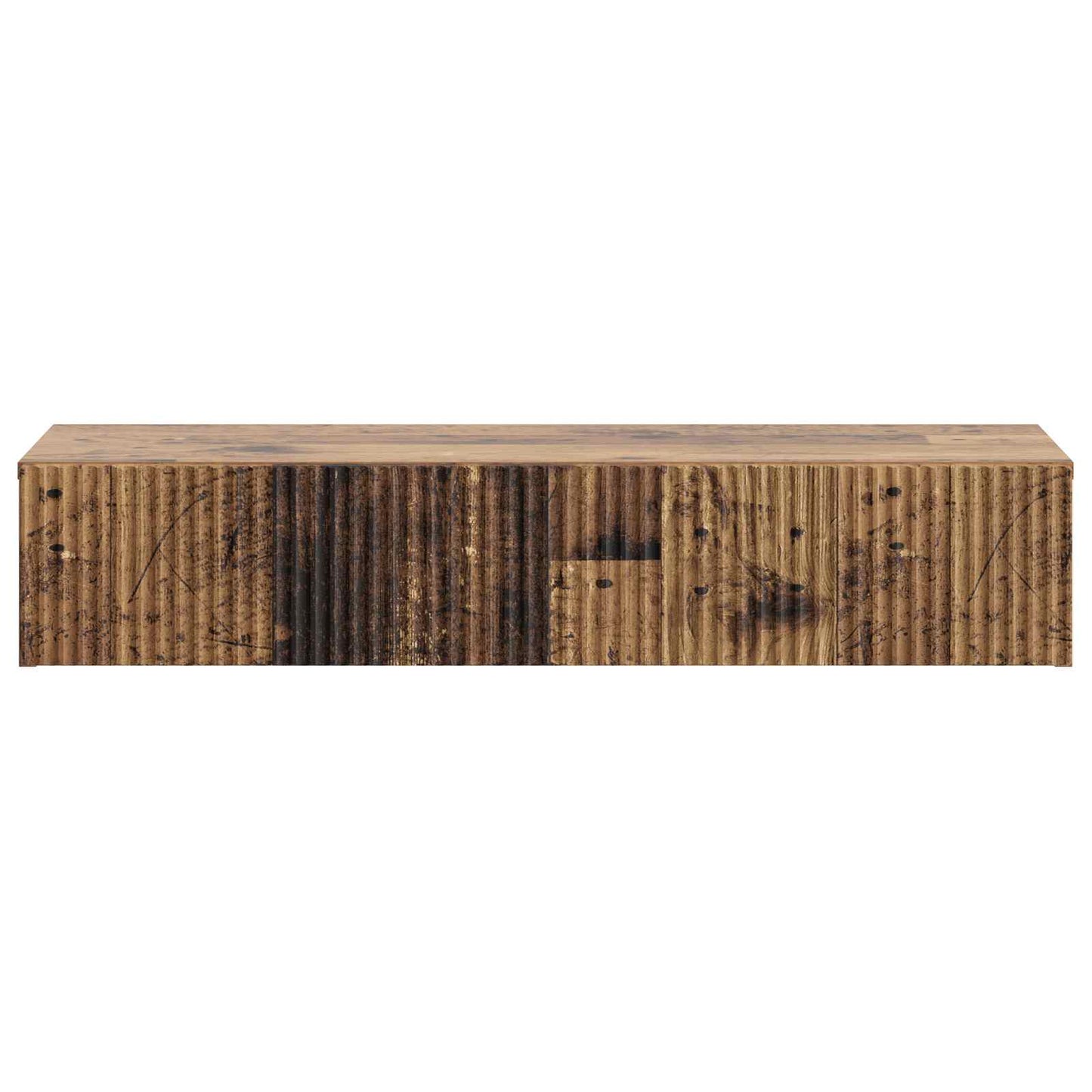 Wall-Mounted Side Table Old Wood 87.5 x 34.5 x 17 cm