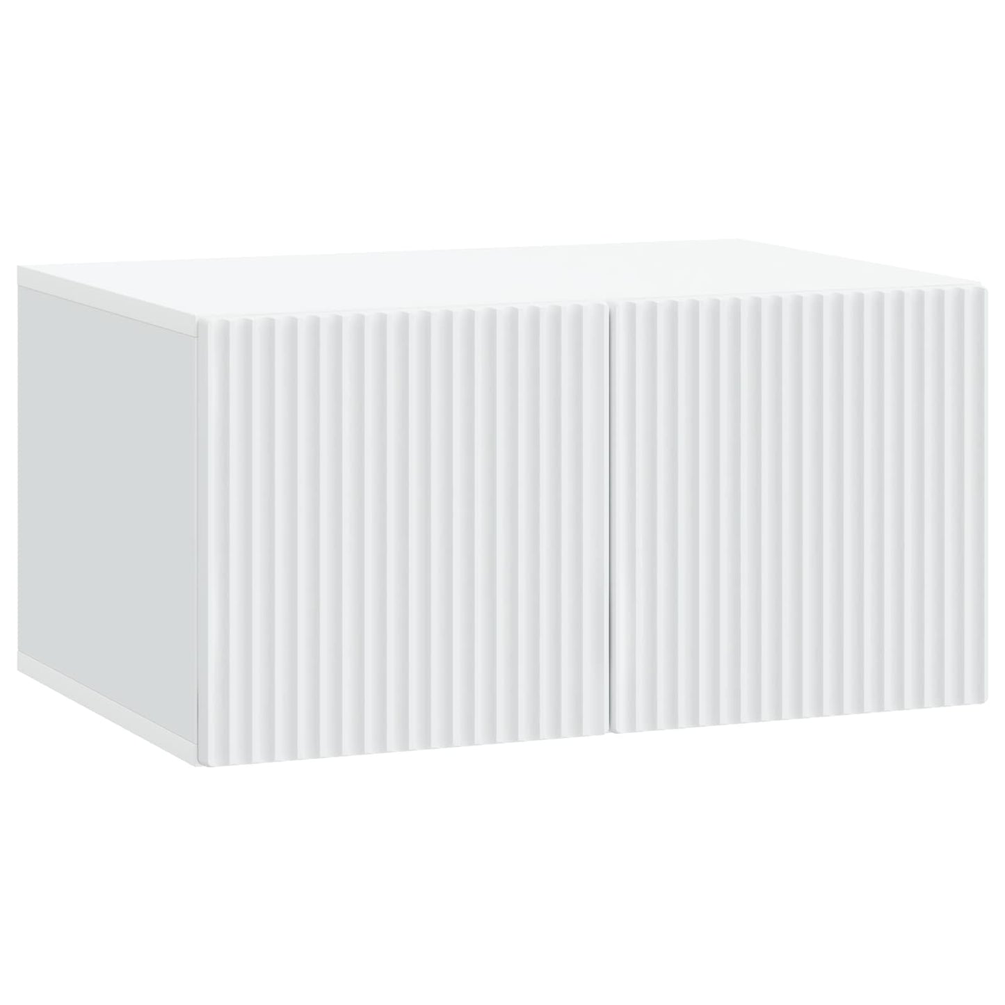 Wall-Mounted TV Cabinet White 59.5 x 41 x 30 cm Engineered Wood