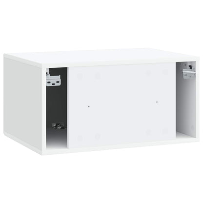 Wall-Mounted TV Cabinet White 59.5 x 41 x 30 cm Engineered Wood