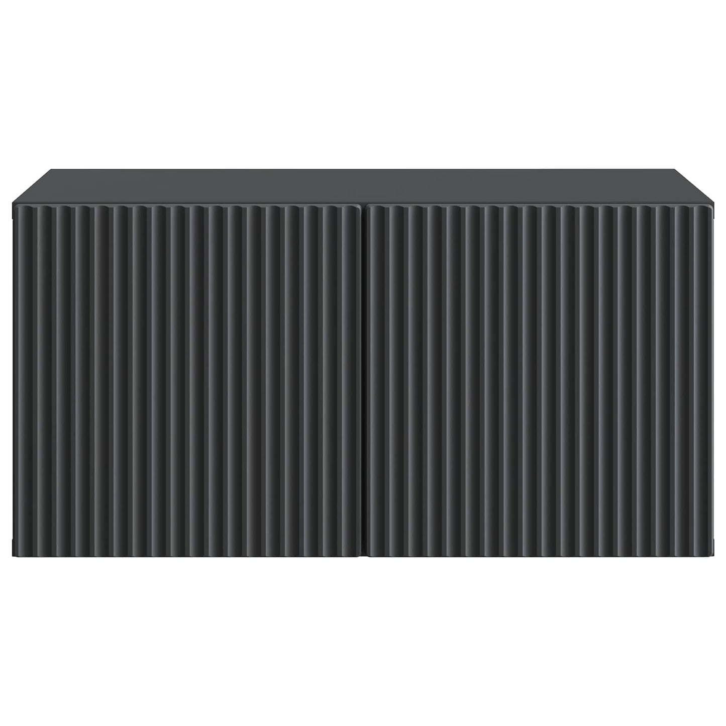 Wall-Mounted TV Cabinet Black 59.5 x 41 x 30 cm Engineered Wood