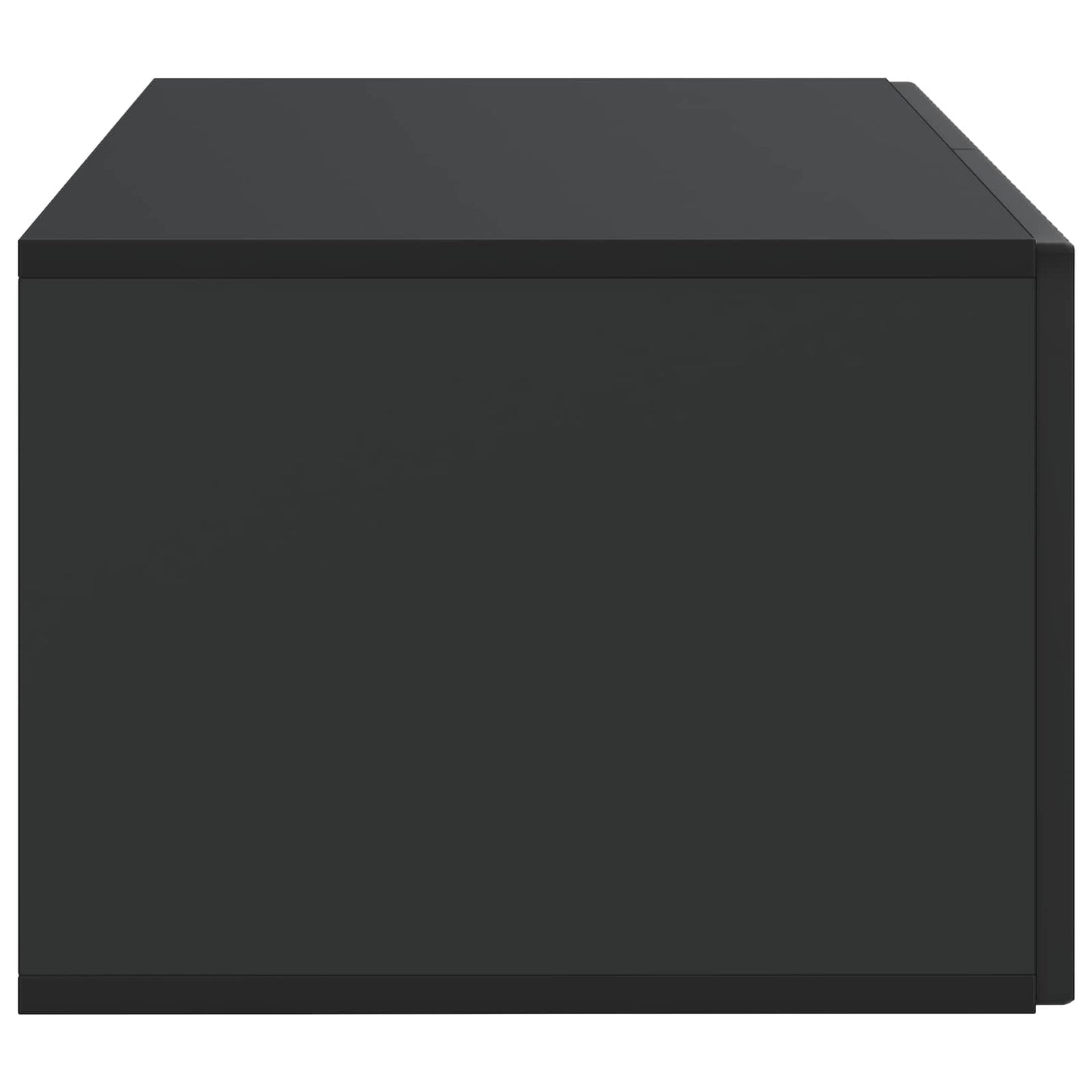Wall-Mounted TV Cabinet Black 59.5 x 41 x 30 cm Engineered Wood