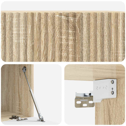 Wall-Mounted TV Cabinet Sonoma Oak 59.5 x 41 x 30 cm