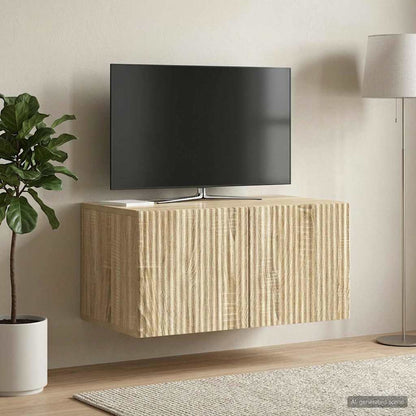 Wall-Mounted TV Cabinet Sonoma Oak 59.5 x 41 x 30 cm