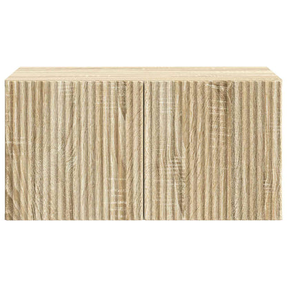 Wall-Mounted TV Cabinet Sonoma Oak 59.5 x 41 x 30 cm