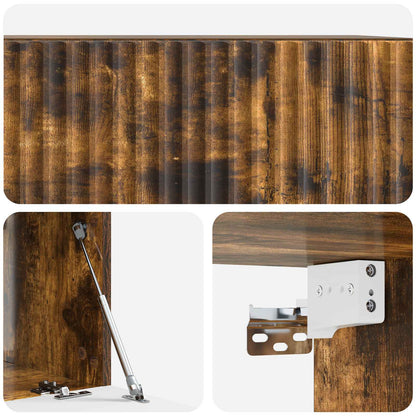 Wall-Mounted TV Cabinet Smoked Oak 59.5 x 41 x 30 cm