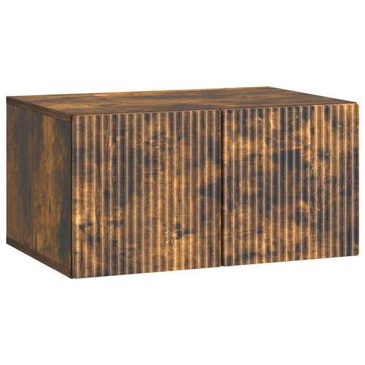 Wall-Mounted TV Cabinet Smoked Oak 59.5 x 41 x 30 cm