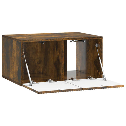 Wall-Mounted TV Cabinet Smoked Oak 59.5 x 41 x 30 cm