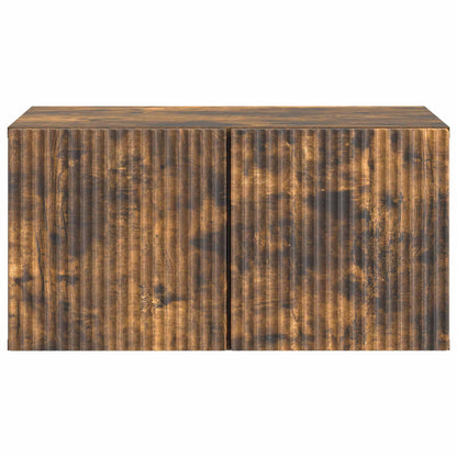 Wall-Mounted TV Cabinet Smoked Oak 59.5 x 41 x 30 cm