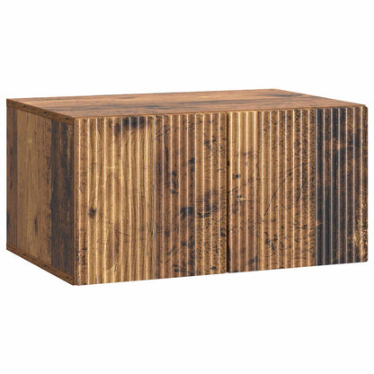 Wall-Mounted TV Cabinet Wall-mounted Old Wood 59.5 x 41 x 30 cm