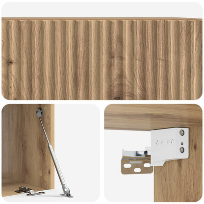 Wall-Mounted TV Cabinet Artisan Oak 59.5 x 41 x 30 cm