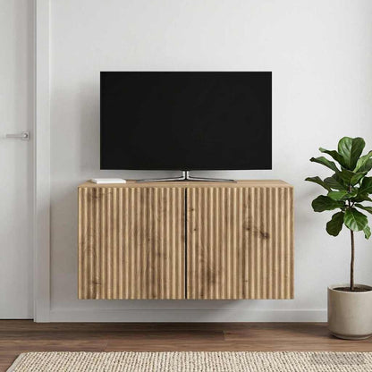 Wall-Mounted TV Cabinet Artisan Oak 59.5 x 41 x 30 cm