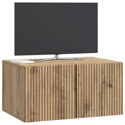 Wall-Mounted TV Cabinet Artisan Oak 59.5 x 41 x 30 cm