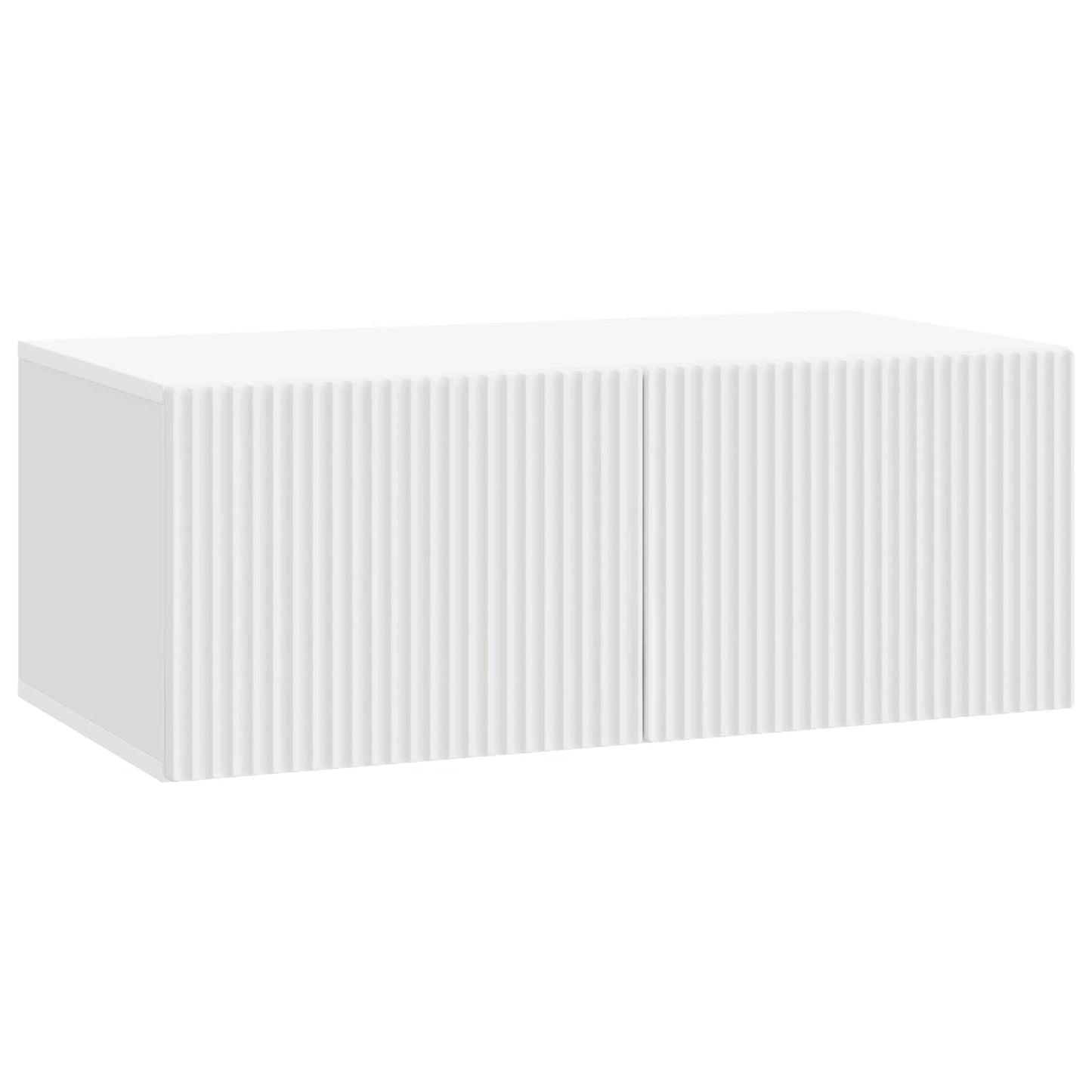 Wall-Mounted TV Cabinet White 78.5 x 41 x 30 cm Engineered Wood