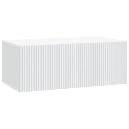 Wall-Mounted TV Cabinet White 78.5 x 41 x 30 cm Engineered Wood