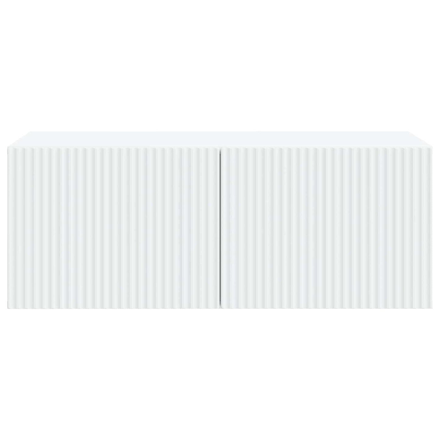 Wall-Mounted TV Cabinet White 78.5 x 41 x 30 cm Engineered Wood