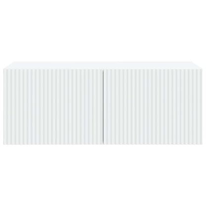 Wall-Mounted TV Cabinet White 78.5 x 41 x 30 cm Engineered Wood