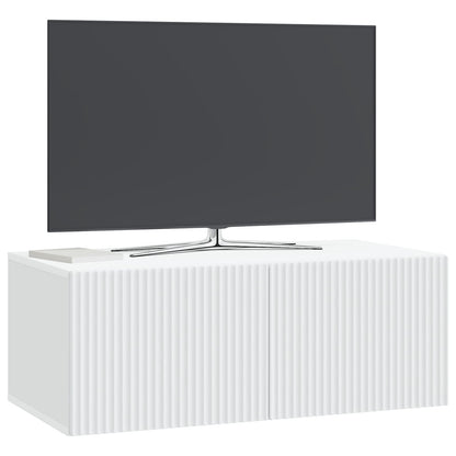 Wall-Mounted TV Cabinet White 78.5 x 41 x 30 cm Engineered Wood