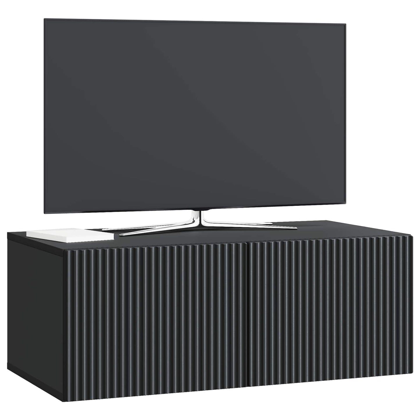 Wall-Mounted TV Cabinet Black 78.5 x 41 x 30 cm Engineered Wood