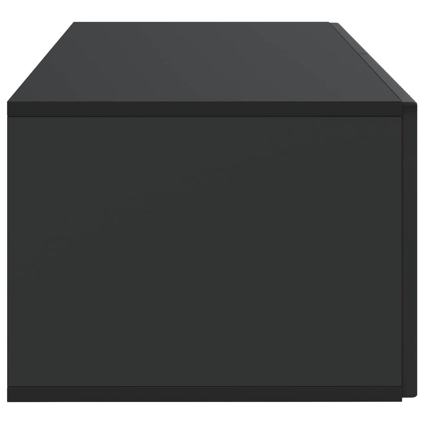 Wall-Mounted TV Cabinet Black 78.5 x 41 x 30 cm Engineered Wood