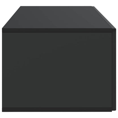 Wall-Mounted TV Cabinet Black 78.5 x 41 x 30 cm Engineered Wood
